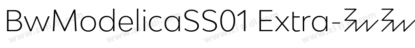 BwModelicaSS01 Extra字体转换